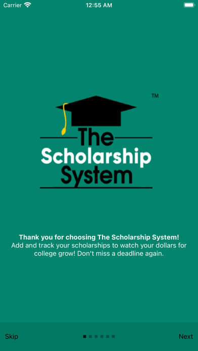 The Scholarship System Screenshot
