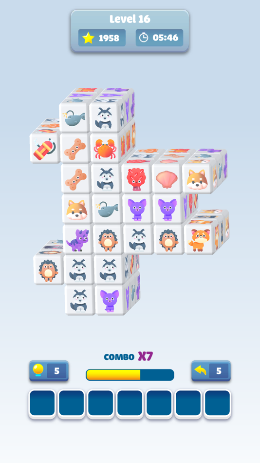 #3. Cube Crush - 3D Match Puzzle (iOS) 来自: Onetap Co.,Ltd