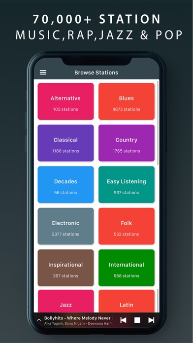 Radio Tuner - Live FM Stations Screenshot