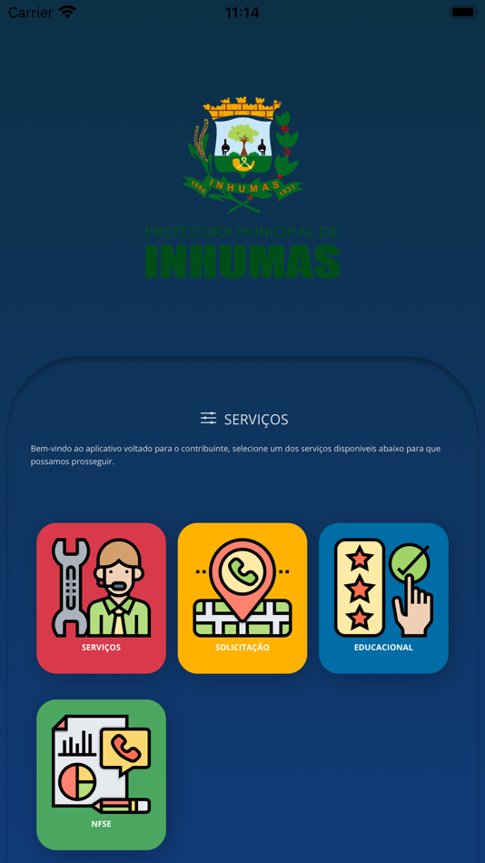 #1. Inhumas Conectado (iOS) Podle: SIGEP
