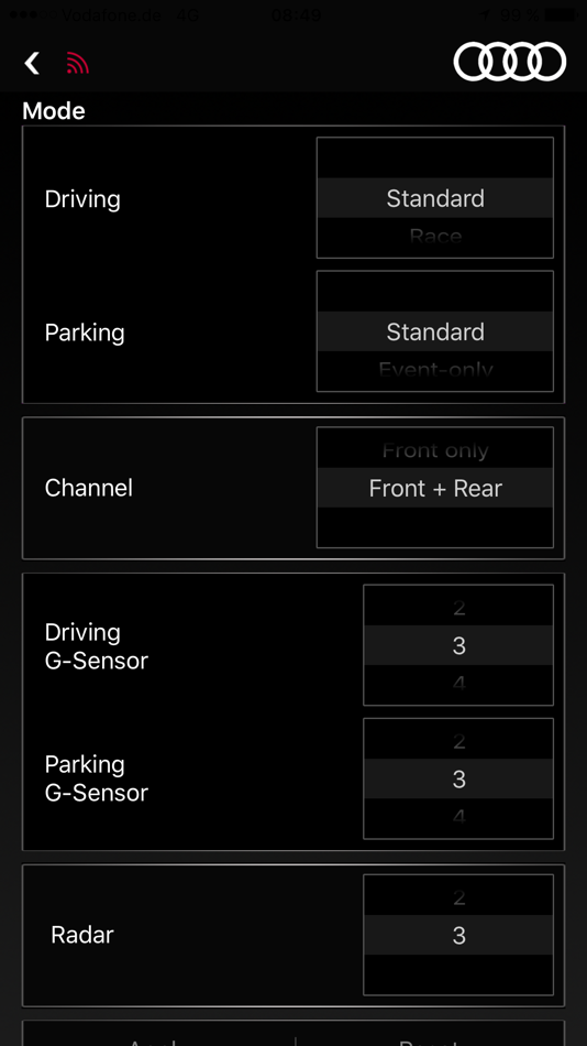 #3. Universal Traffic Recorder (iOS) Podle: AUDI AG