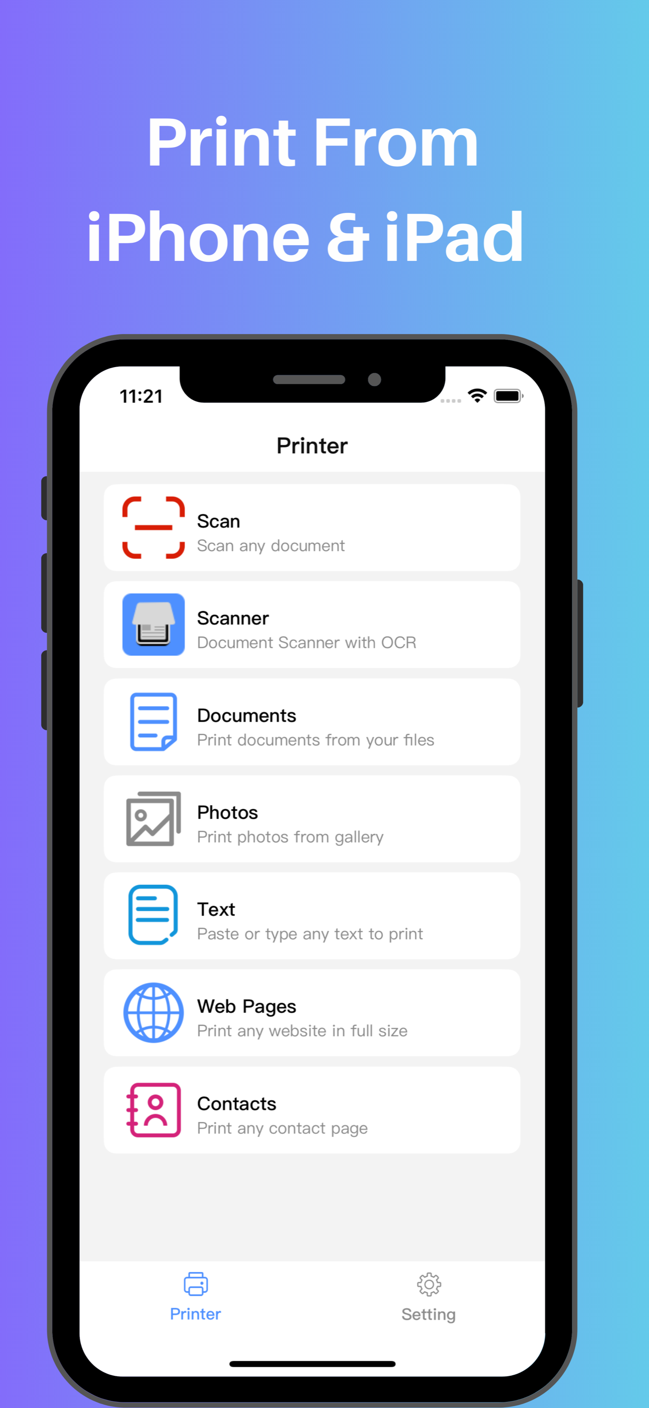Printer App: Scan PDF, Print