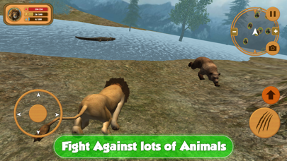 Screenshot #2 pour Wild Lion Simulator Attack 3D