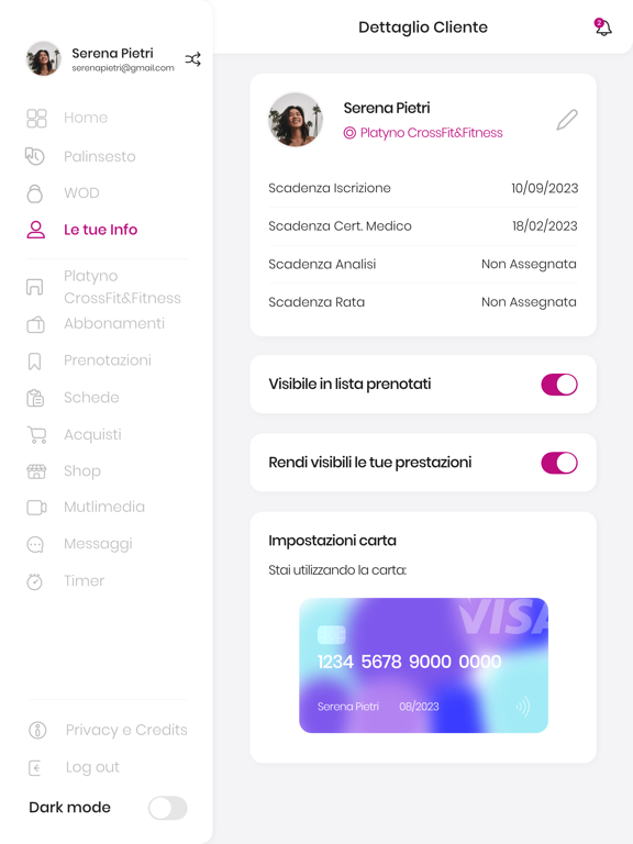 Platyno CrossFit&Fitness iPad screenshot 4 - Sports app