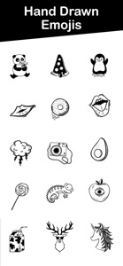 Hand Drawn Emojis screenshot #5 for iPhone