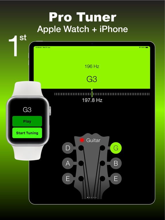 Screenshot #4 pour Guitar Tuner & Tone Generator