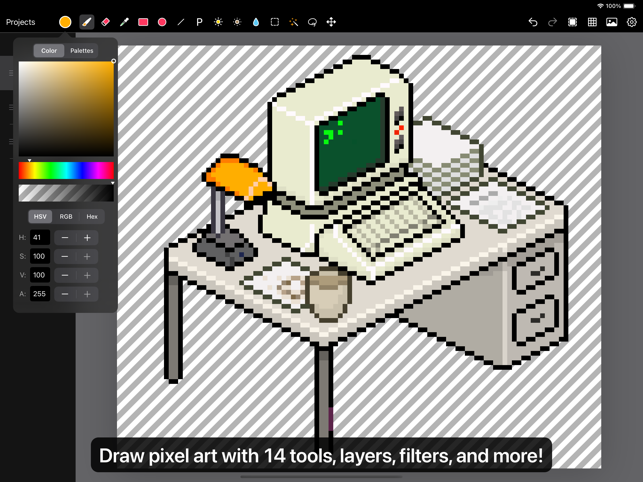 ‎Pixen - pixel art editor Screenshot