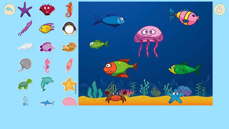 Animals stickers book