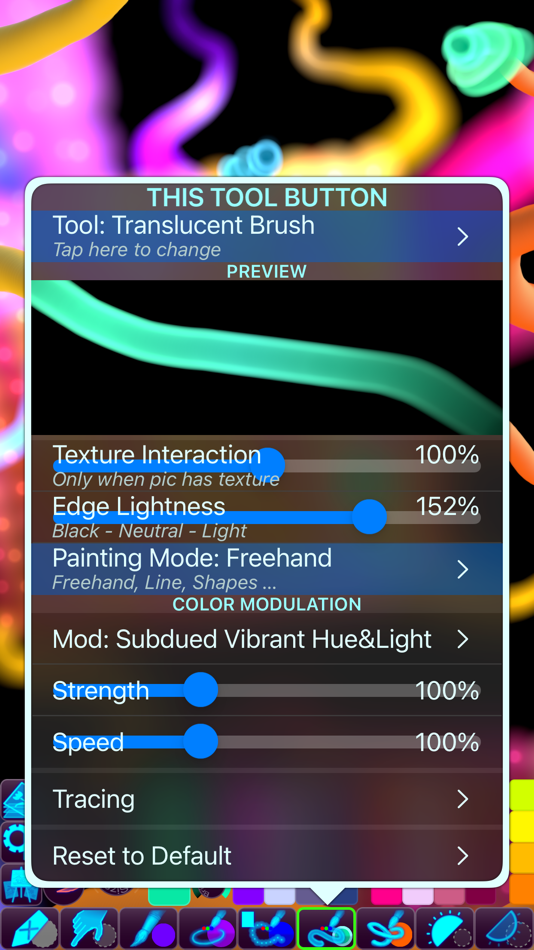 #8. Cosmic Brush (macOS) Podle: Norbyte