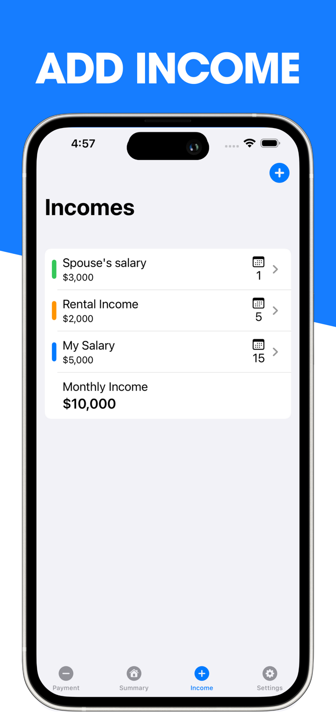 Debt Track Payments Monthly
