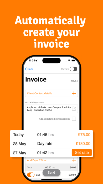 dunit instant invoicing Screenshot