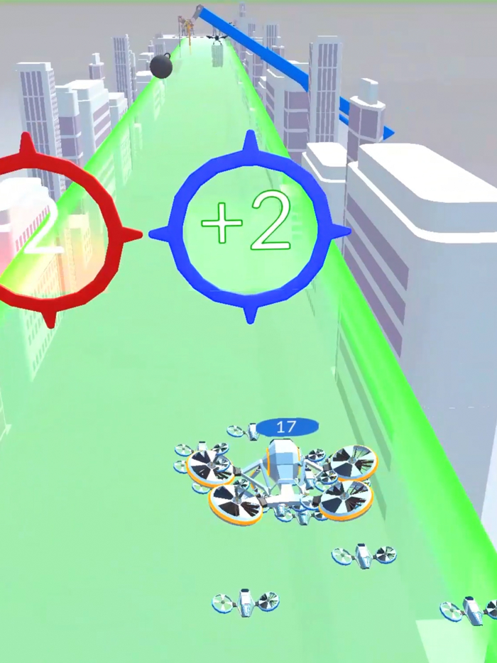 Drone Rush Art in the Sky