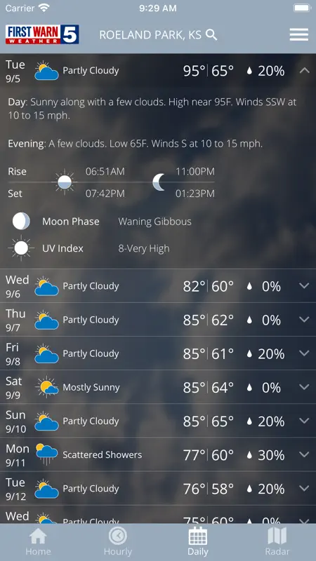 KCTV5 First Warn 5 Weather screenshot 3 of 4
