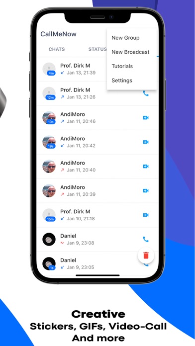 CallMeNow! Screenshot
