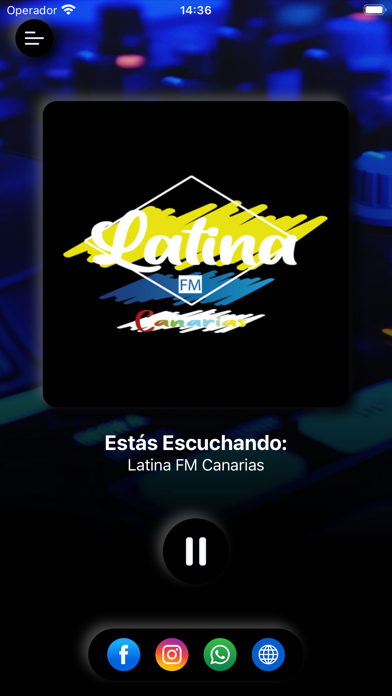 Latina FM Canarias Screenshot