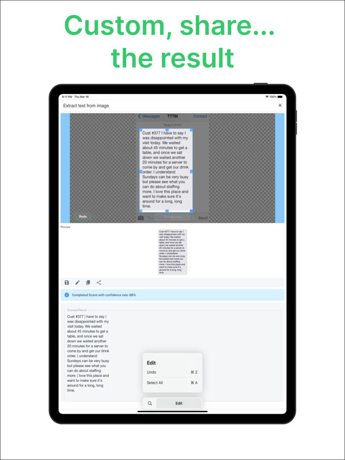 FScan - QR-Barcode-Text