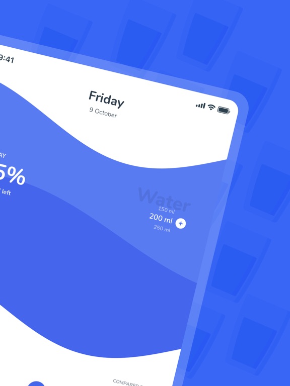 Water Tracker－Drink Reminder iPad screenshot 2 - Health & Fitness app