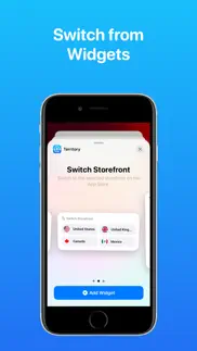territory: storefront switcher iphone screenshot 2