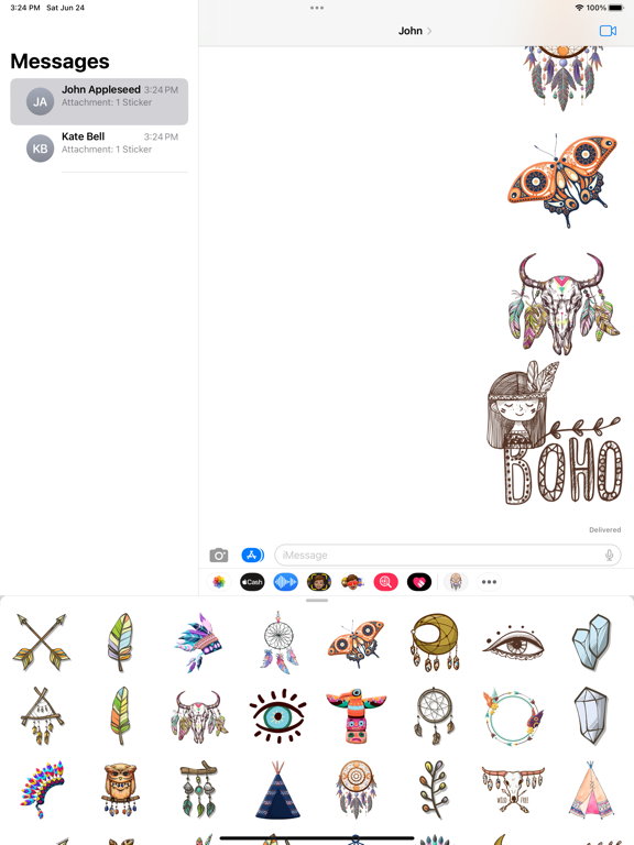 Screenshot #6 pour Boho Ornaments Spirit Stickers