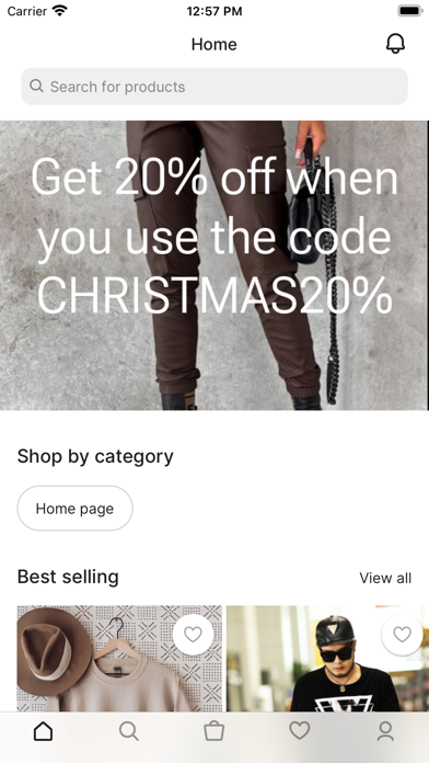 RaveTee Boutique Screenshot