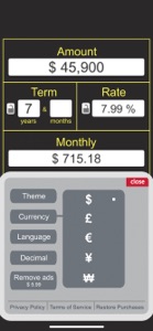 Loan CaIculator screenshot #4 for iPhone