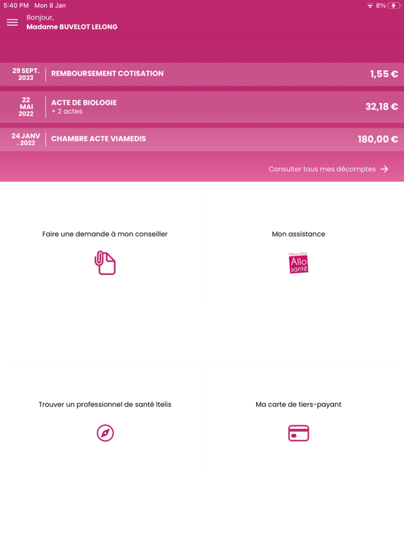 Screenshot #4 pour Ma Mutuelle Mieux-Être