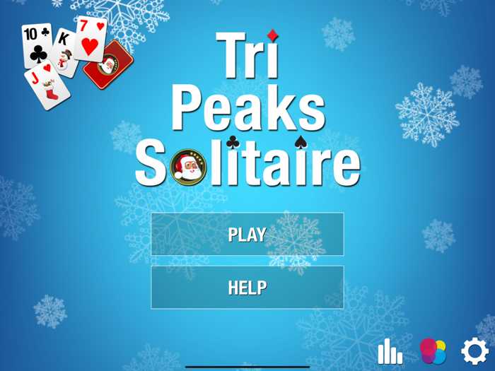 Christmas Tri-Peaks Solitaire