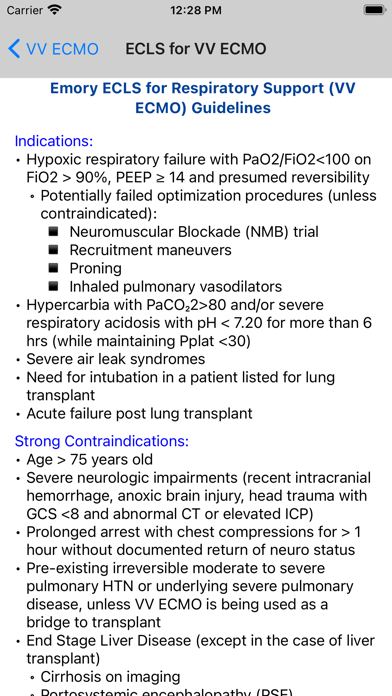 Emory ECMO Screenshot