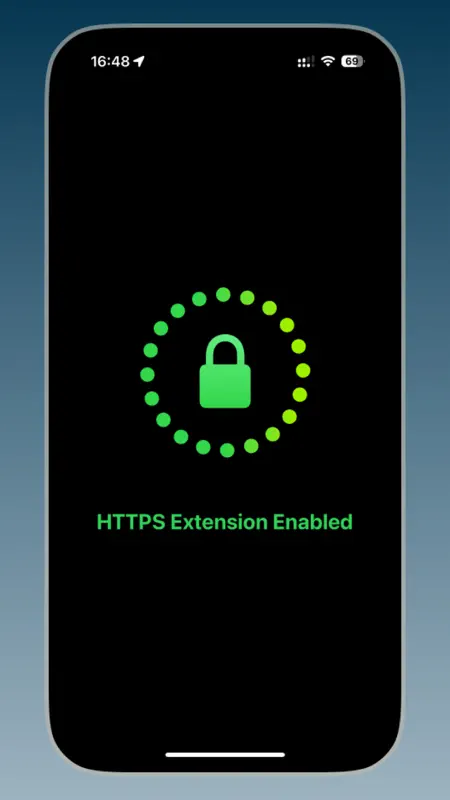 HTTPS for Safari screenshot 2 of 2