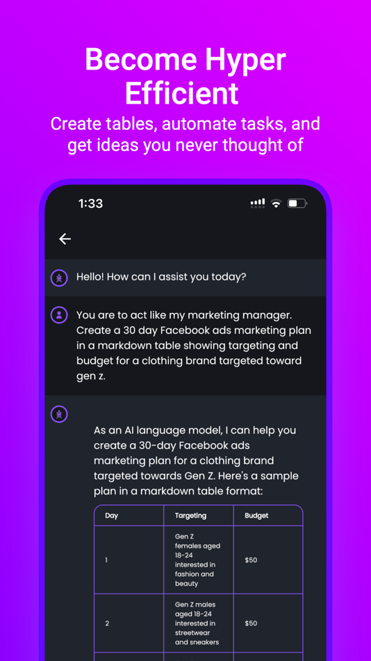 #6. Ava : AI Chatbot (iOS) Podle: Apex Supplements LLC