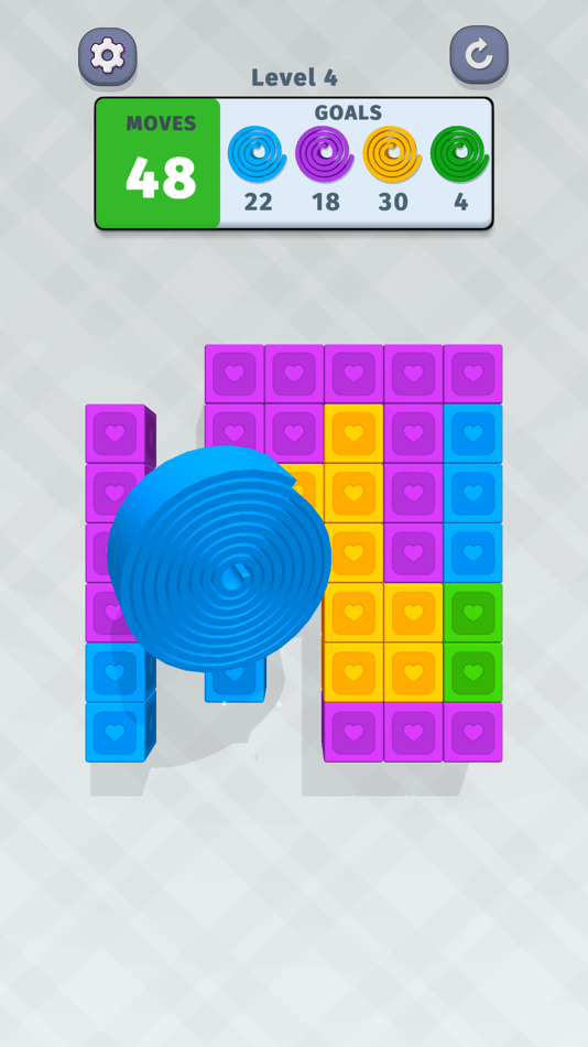 #3. Spiral Color Roll - 3d Puzzles (iOS) 由: 8Great, Games LLC