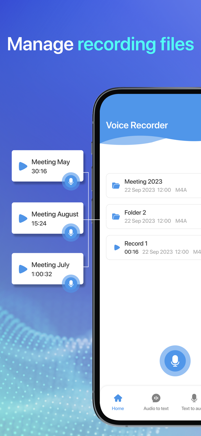 Voice Recorder Audio to Text