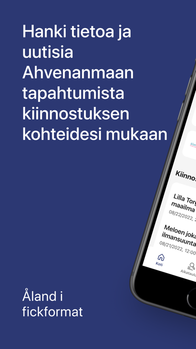 Ålandsappen Screenshot