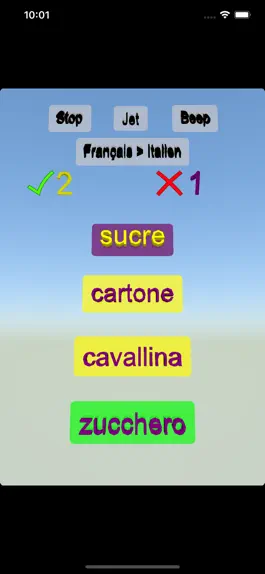 Game screenshot Egitir app de français italien apk