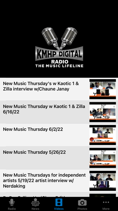 KMHP Digital Radio Screenshot