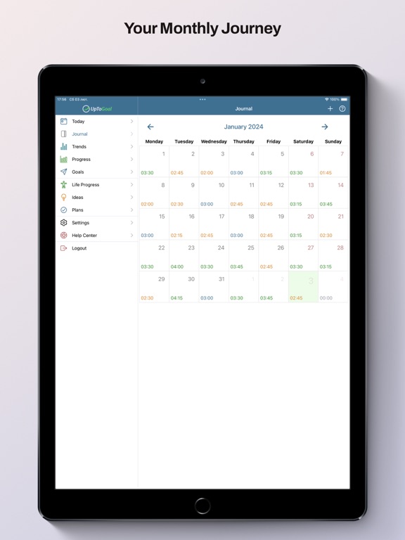 Screenshot #5 pour UpToGoal: Goal & Habit Tracker