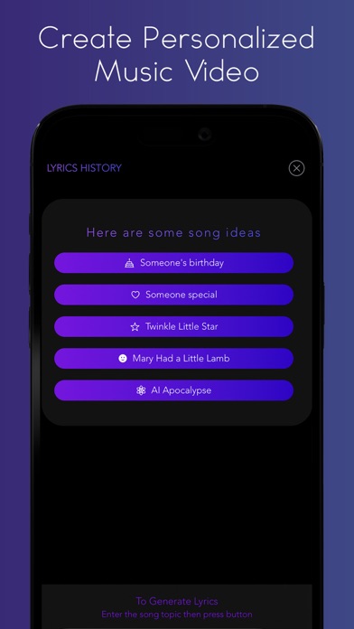 SongBot AI Music Screenshot
