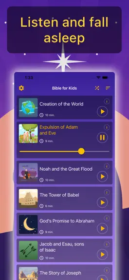 Game screenshot Bible for kids Bedtime stories hack