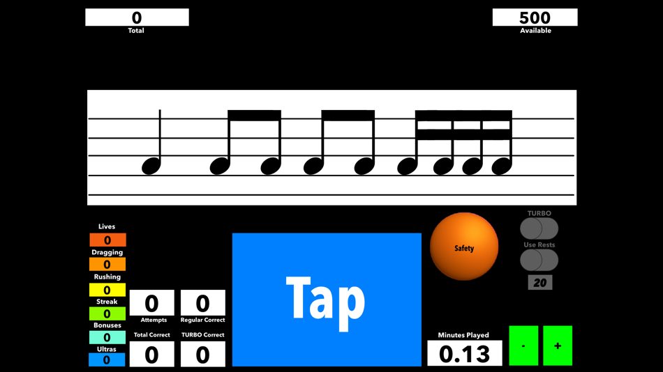 #3. RhythmTapper TURBO (iOS) Podle: Brian Wis