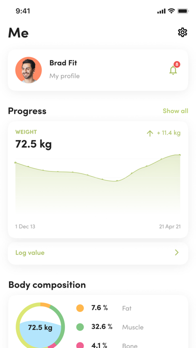 Oxygen Fitness Screenshot