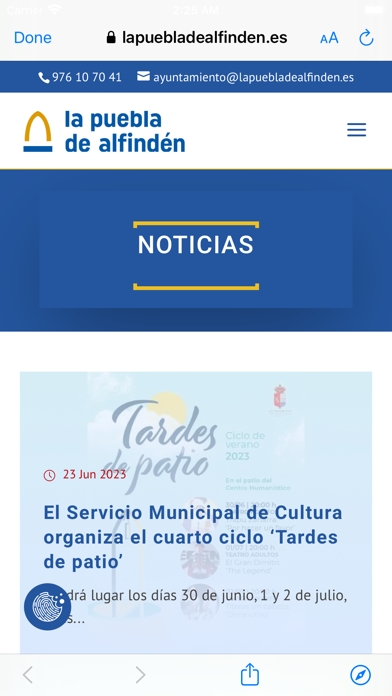 Ayto. La Puebla de Alfindén Screenshot