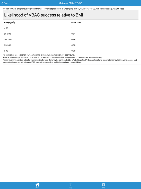 Screenshot #5 pour VBAC Resource for Midwives