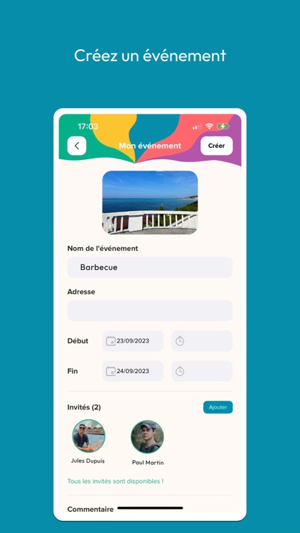 forward - événements et amis