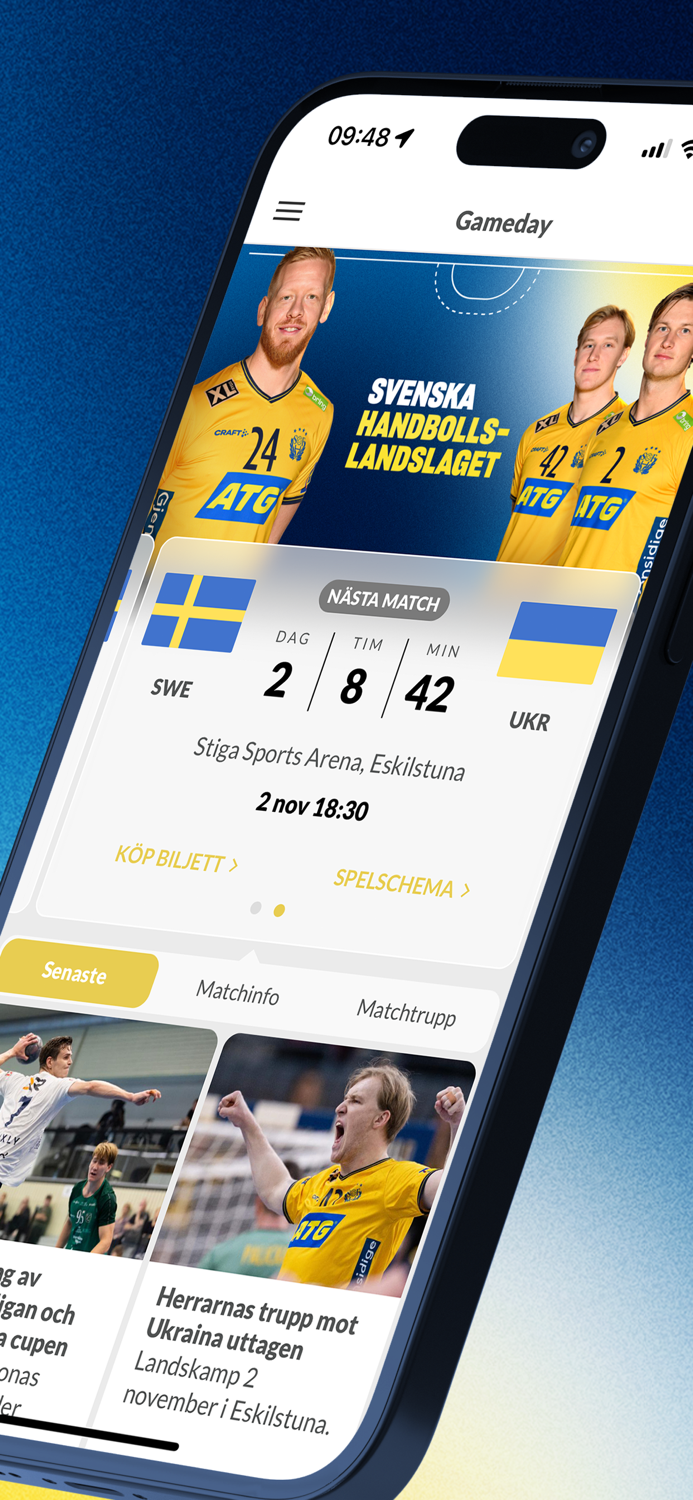 Gameday - Handbollslandslaget