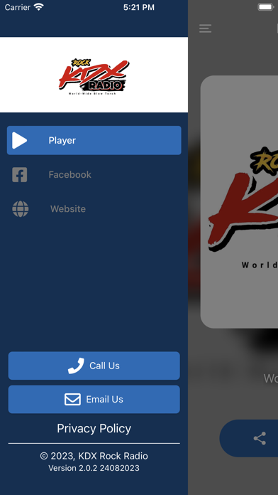 KDX Rock Radio Screenshot