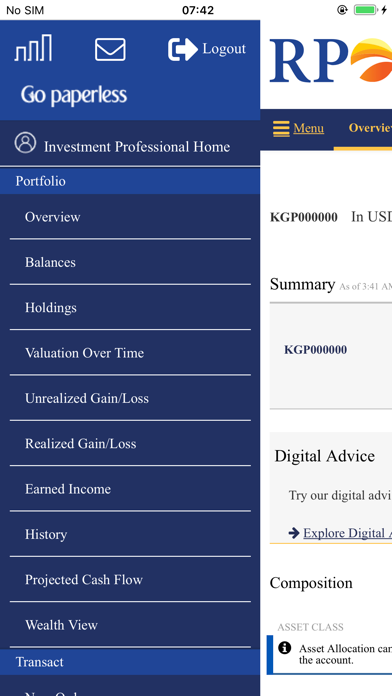 Screenshot 1 of RPOA NetX™ App