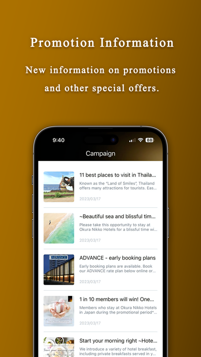 One Harmony:Okura Nikko Hotels Screenshot