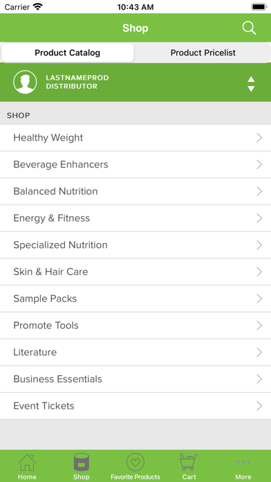 Herbalife Shop Screenshot