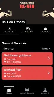 re-gen fitness iphone screenshot 1