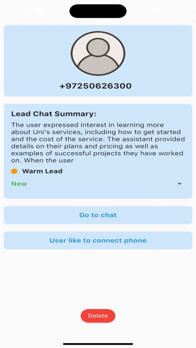 Uni Chat App Screenshot